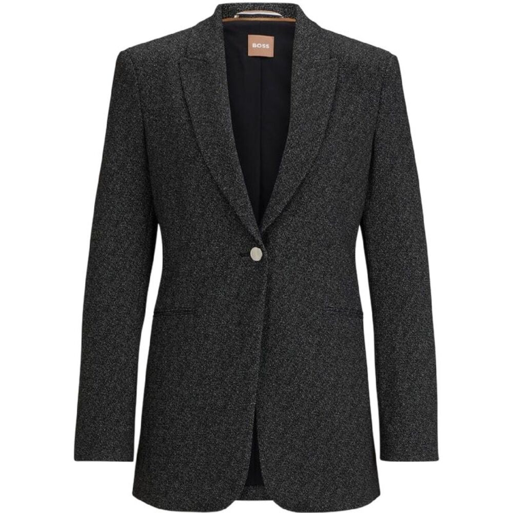 Boss Womens/Ladies Jubeka Speckle Regular Blazer / Black